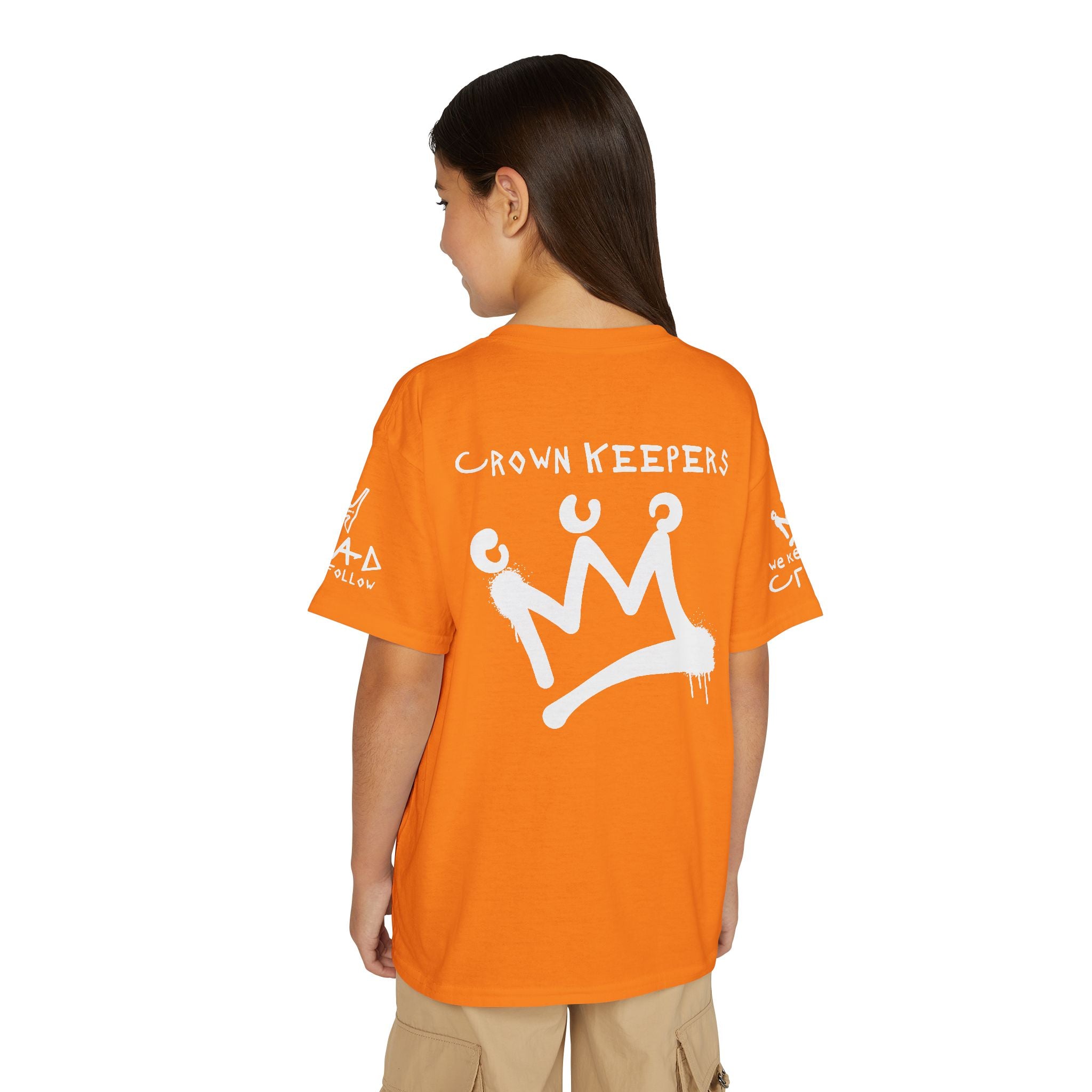 Youth 'Crown Keepers' Graphic T‑Shirt — "We Keep the Crown" Street Art Crown Design