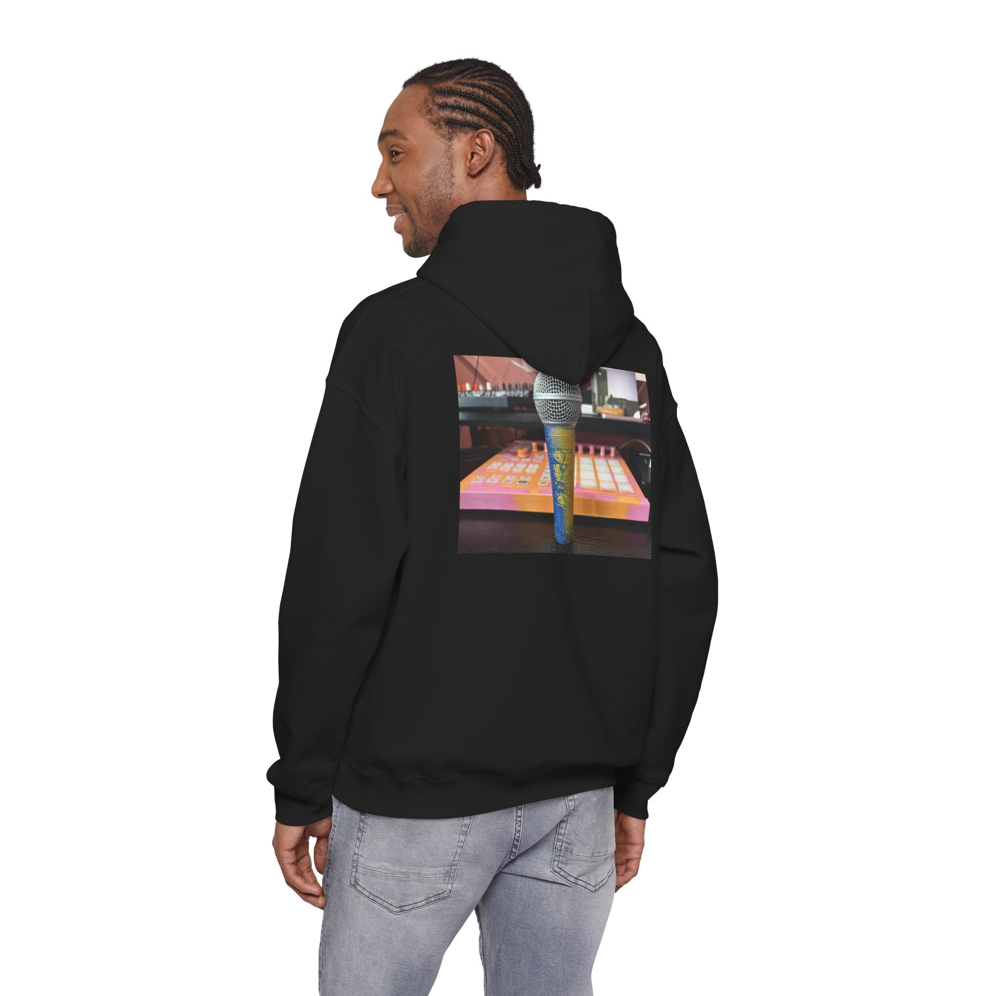 One Mic Freestyle Hoodie — KC Star Microphone Rap Fan Pullover