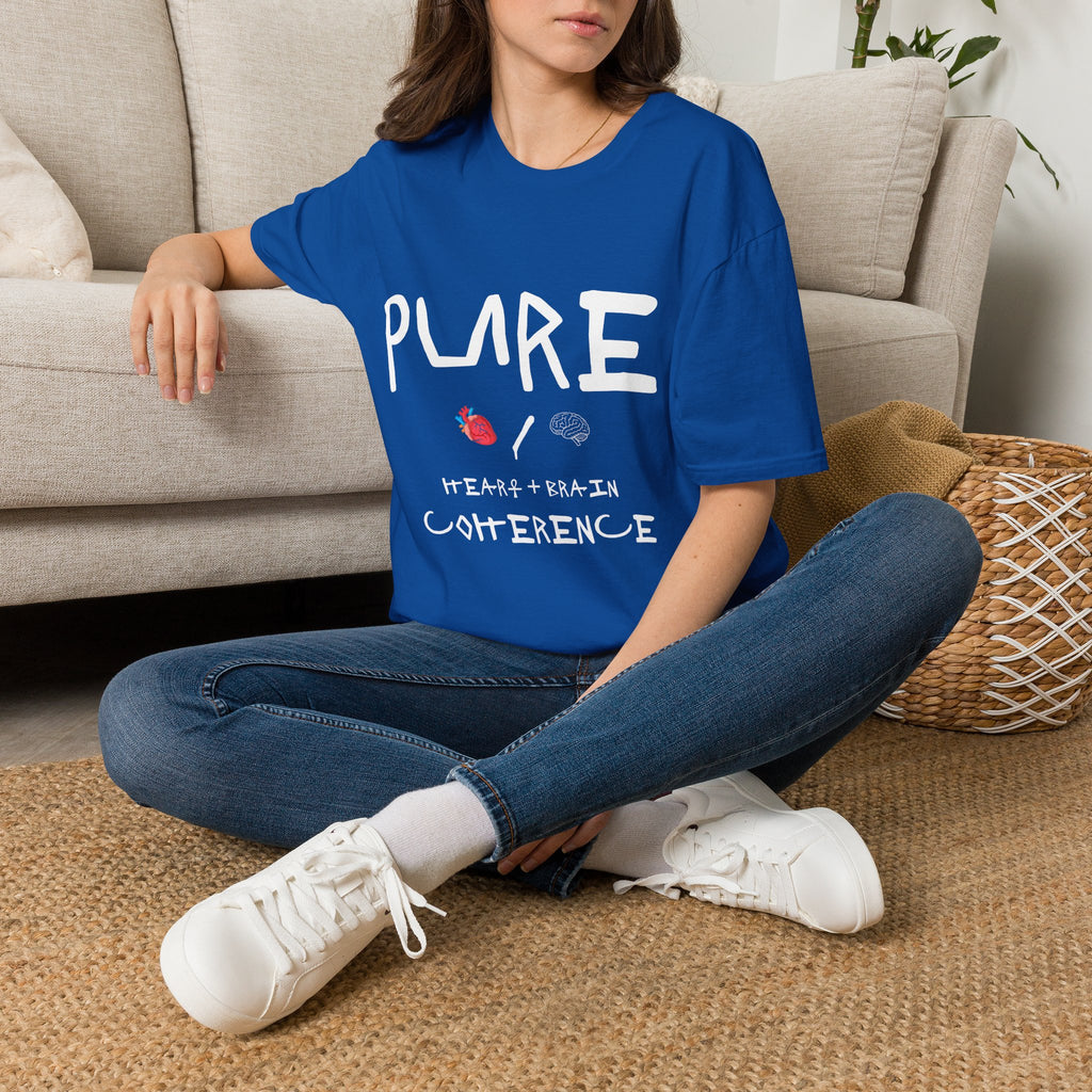 PURE T-Shirt — Heart + Brain Coherence Awareness Tee