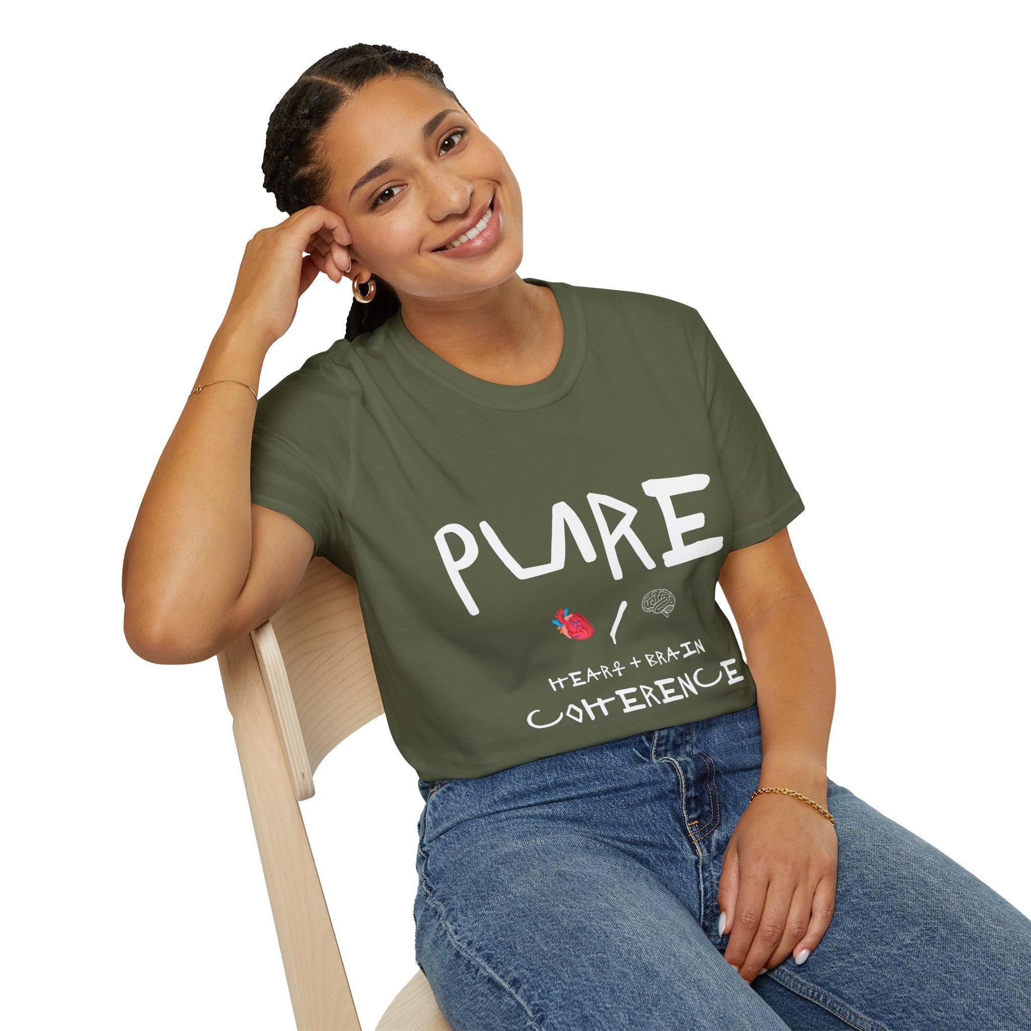 PURE T-Shirt — Heart + Brain Coherence Awareness Tee