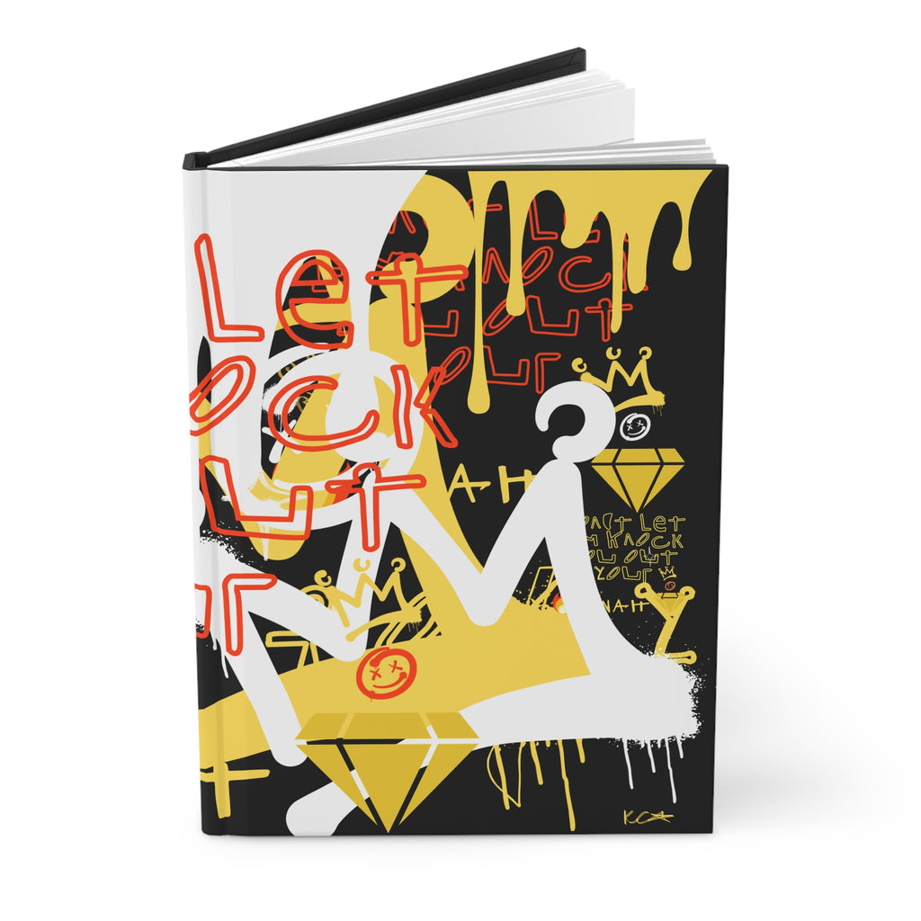 Graffiti Crown Keepers Hardcover Journal — Bold Urban Street Art Notebook