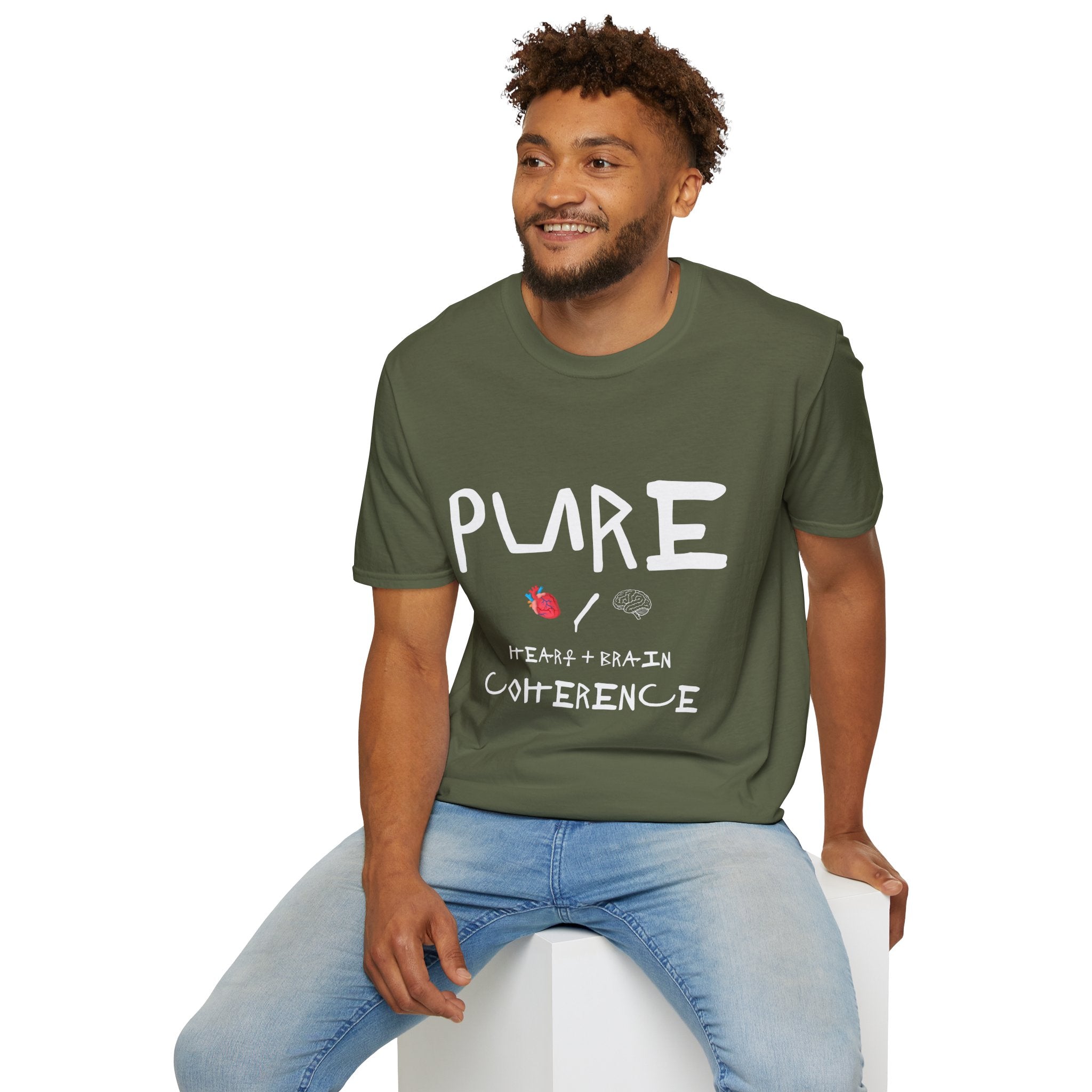 PURE T-Shirt — Heart + Brain Coherence Awareness Tee