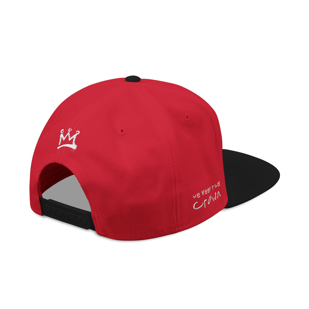 Snapback Hat — "Crown Keepers"' " We Keep the Crown" Embroidered Streetwear Cap
