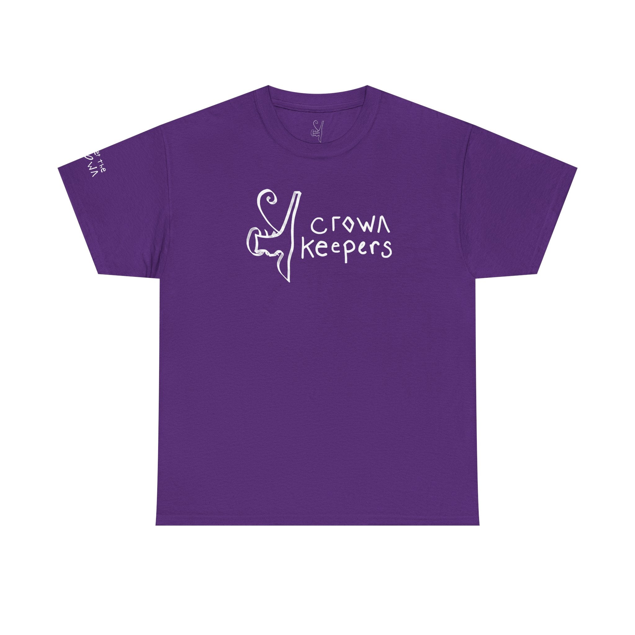 Crown Keepers 'We Keep the Crown' Classic Tee Shirt  — Plain Cotton T-Shirt