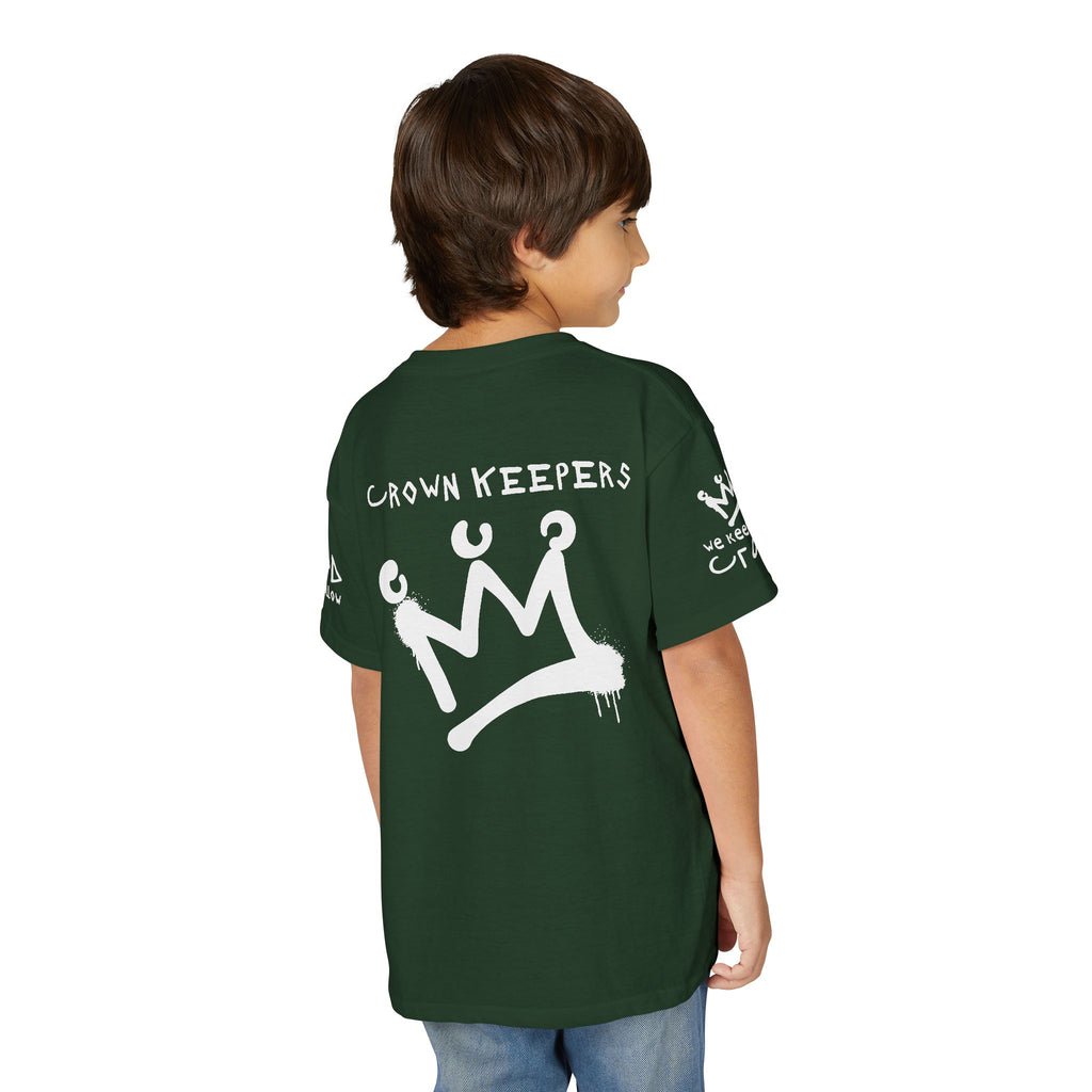 Youth 'Crown Keepers' Graphic T‑Shirt — "We Keep the Crown" Street Art Crown Design