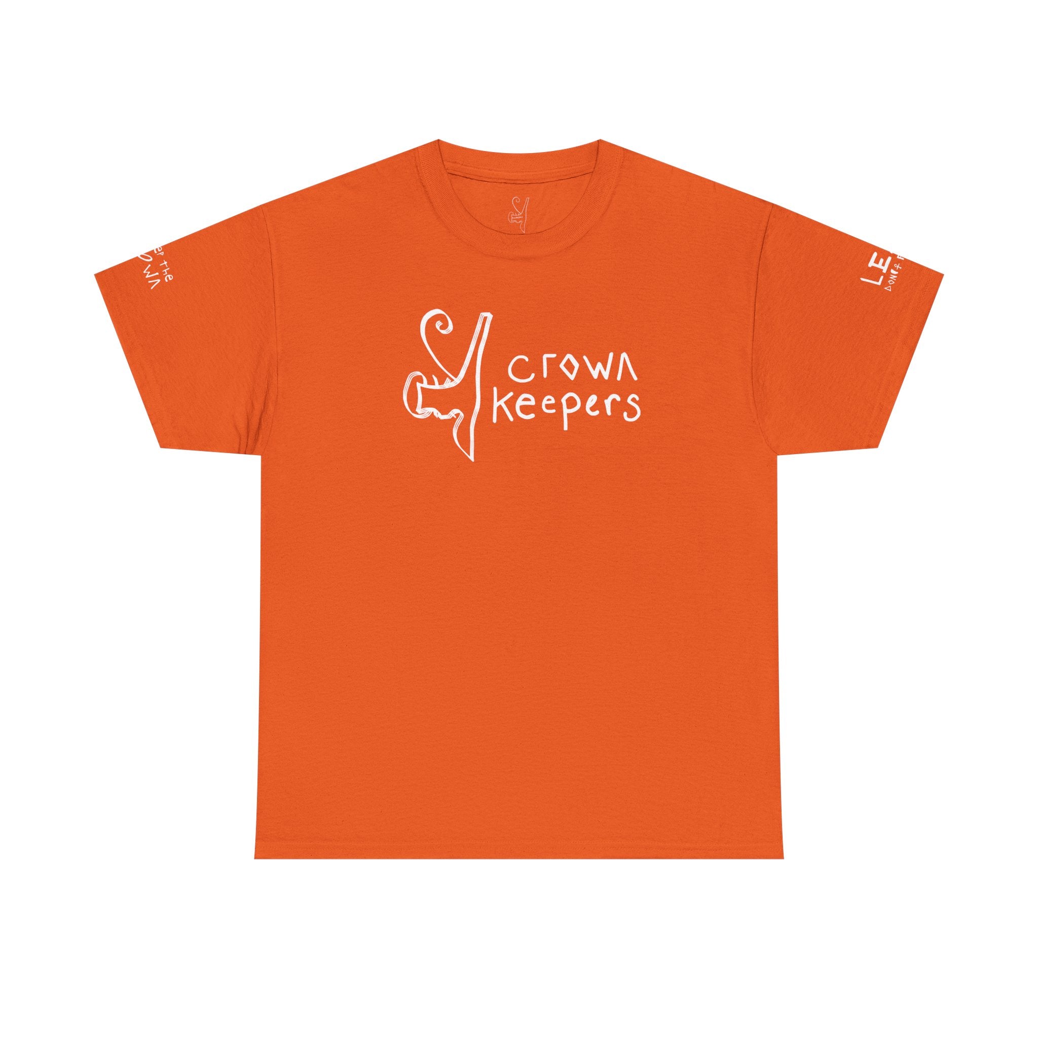 Crown Keepers 'We Keep the Crown' Classic Tee Shirt  — Plain Cotton T-Shirt