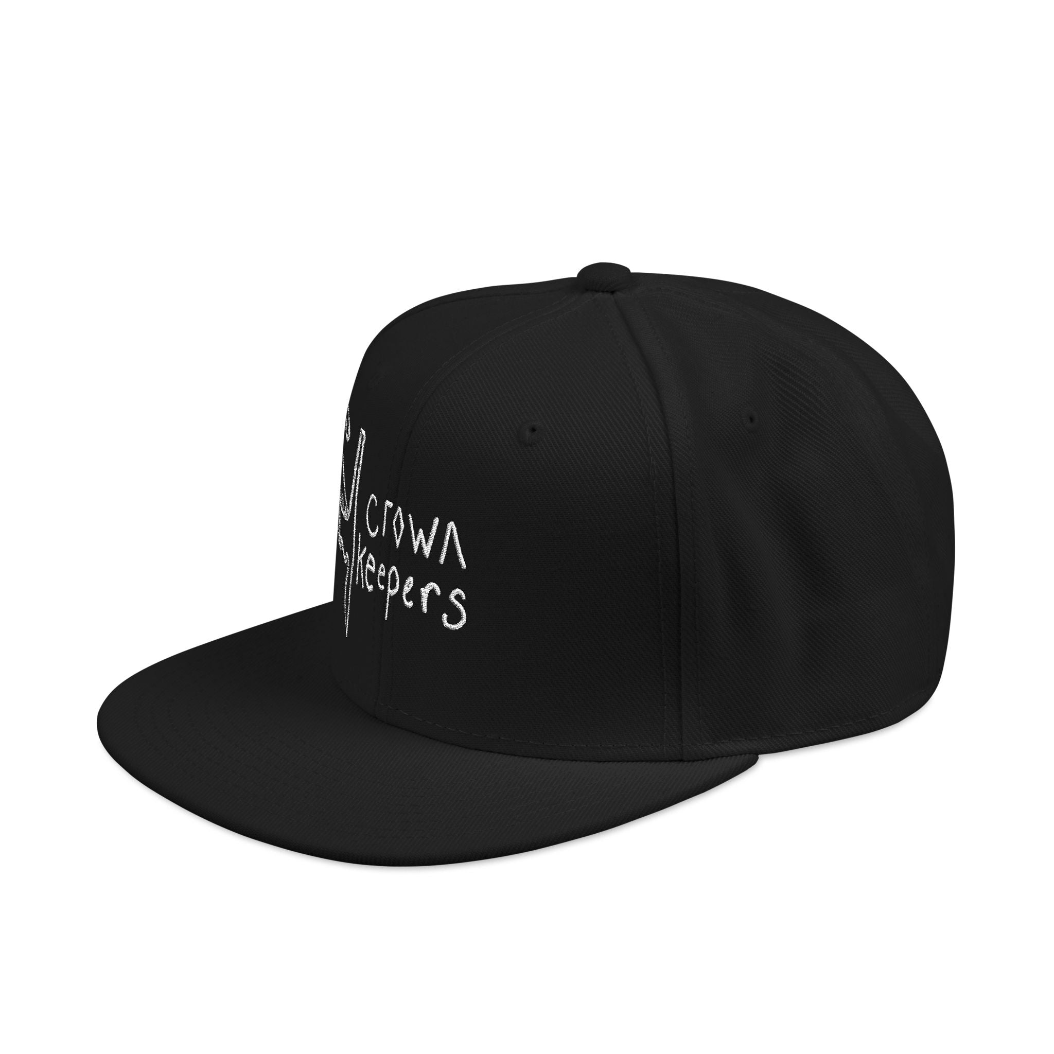 Snapback Hat — "Crown Keepers"' " We Keep the Crown" Embroidered Streetwear Cap