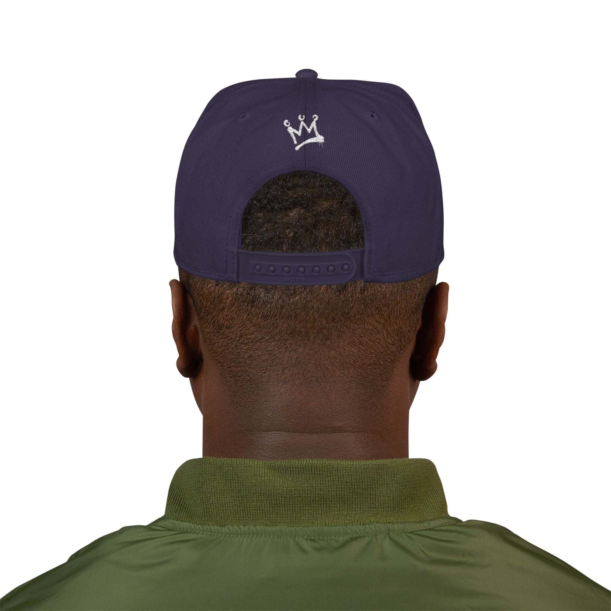Snapback Hat — "Crown Keepers"' " We Keep the Crown" Embroidered Streetwear Cap