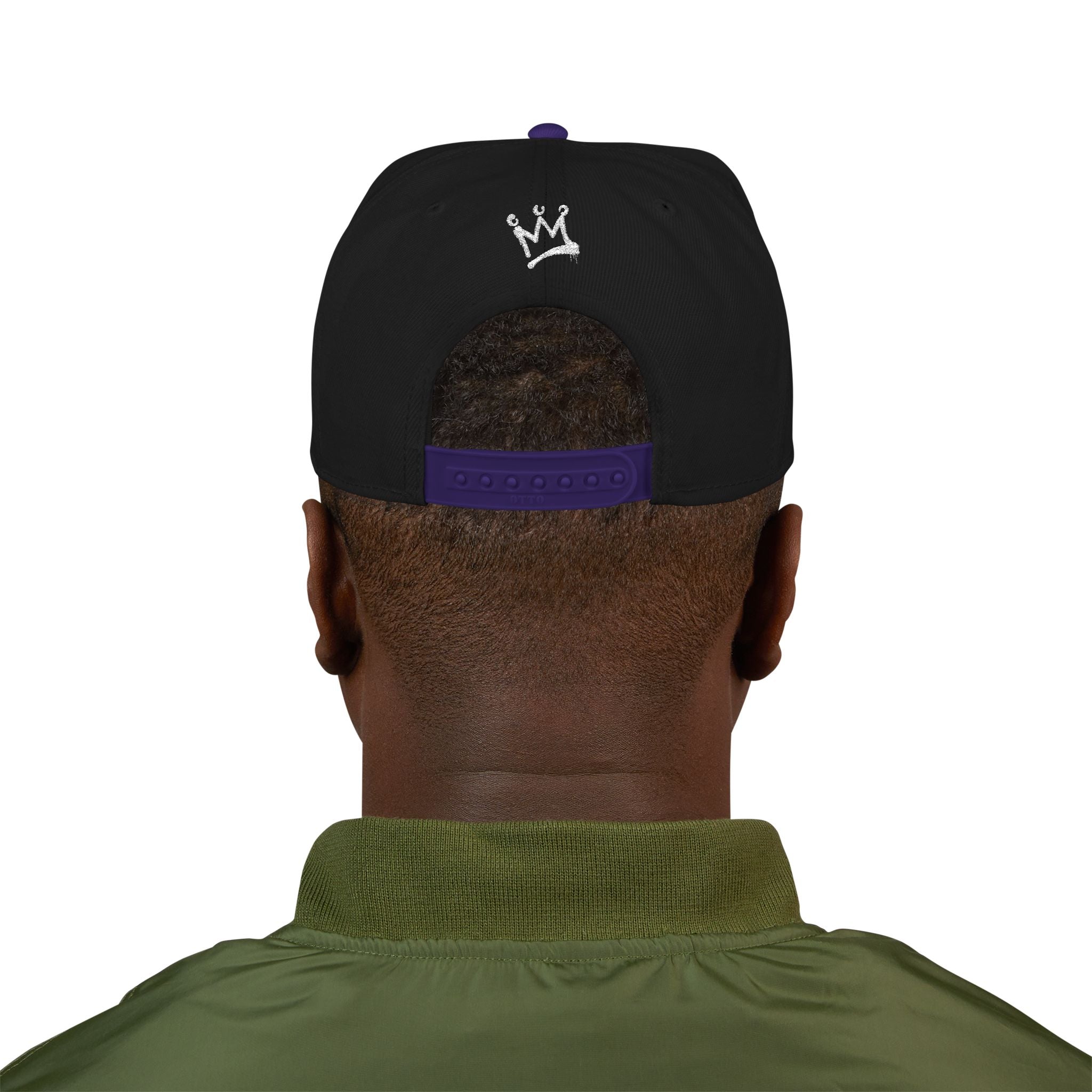 Snapback Hat — "Crown Keepers"' " We Keep the Crown" Embroidered Streetwear Cap