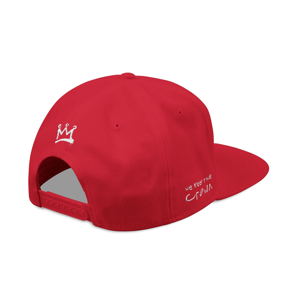 Snapback Hat — "Crown Keepers"' " We Keep the Crown" Embroidered Streetwear Cap