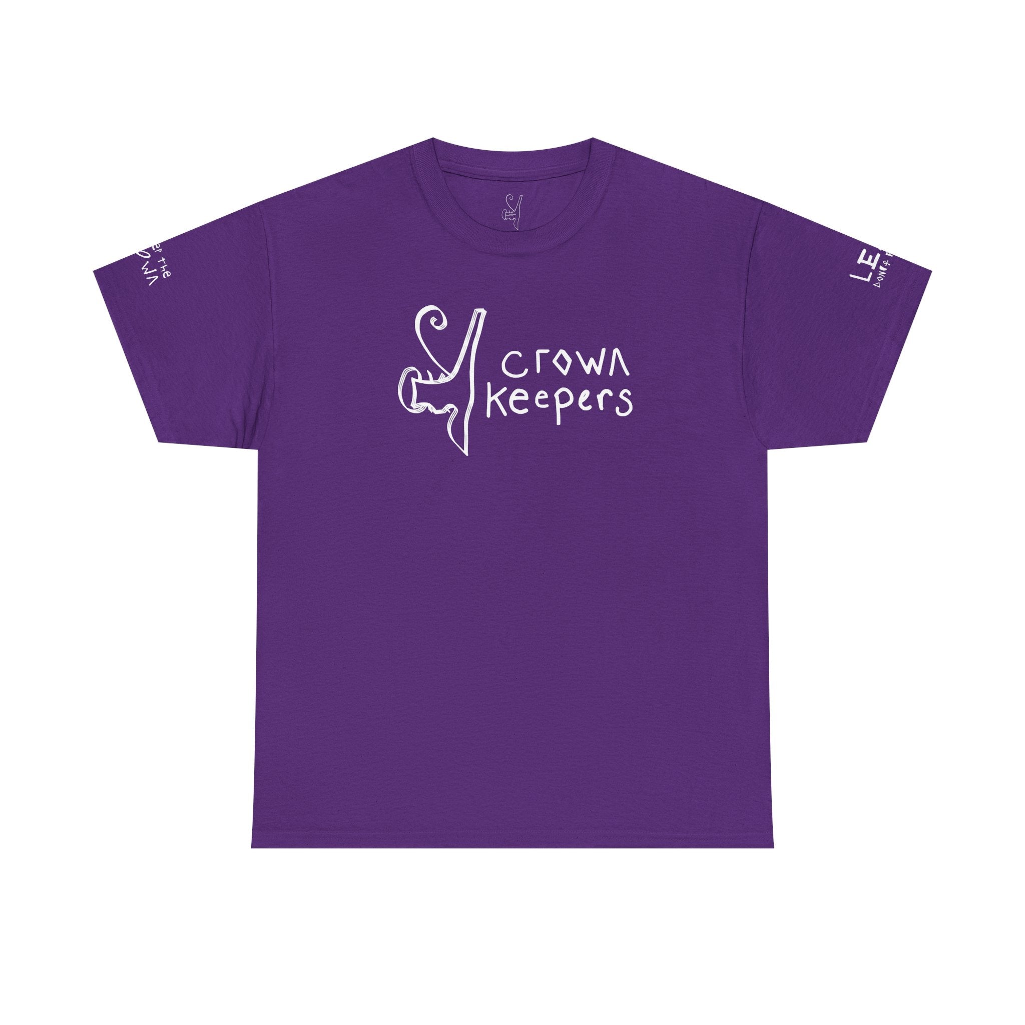 Crown Keepers 'We Keep the Crown' Classic Tee Shirt  — Plain Cotton T-Shirt