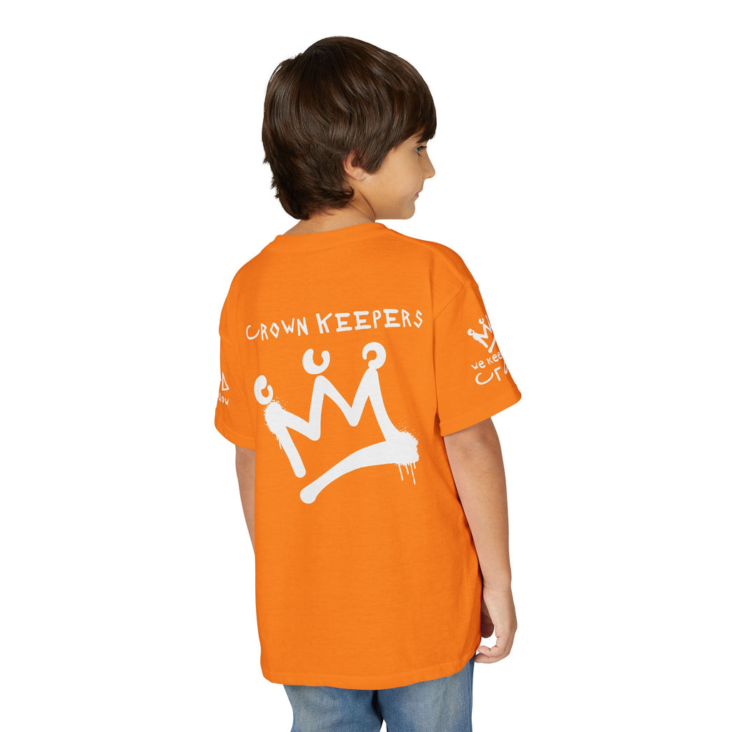 Youth 'Crown Keepers' Graphic T‑Shirt — "We Keep the Crown" Street Art Crown Design