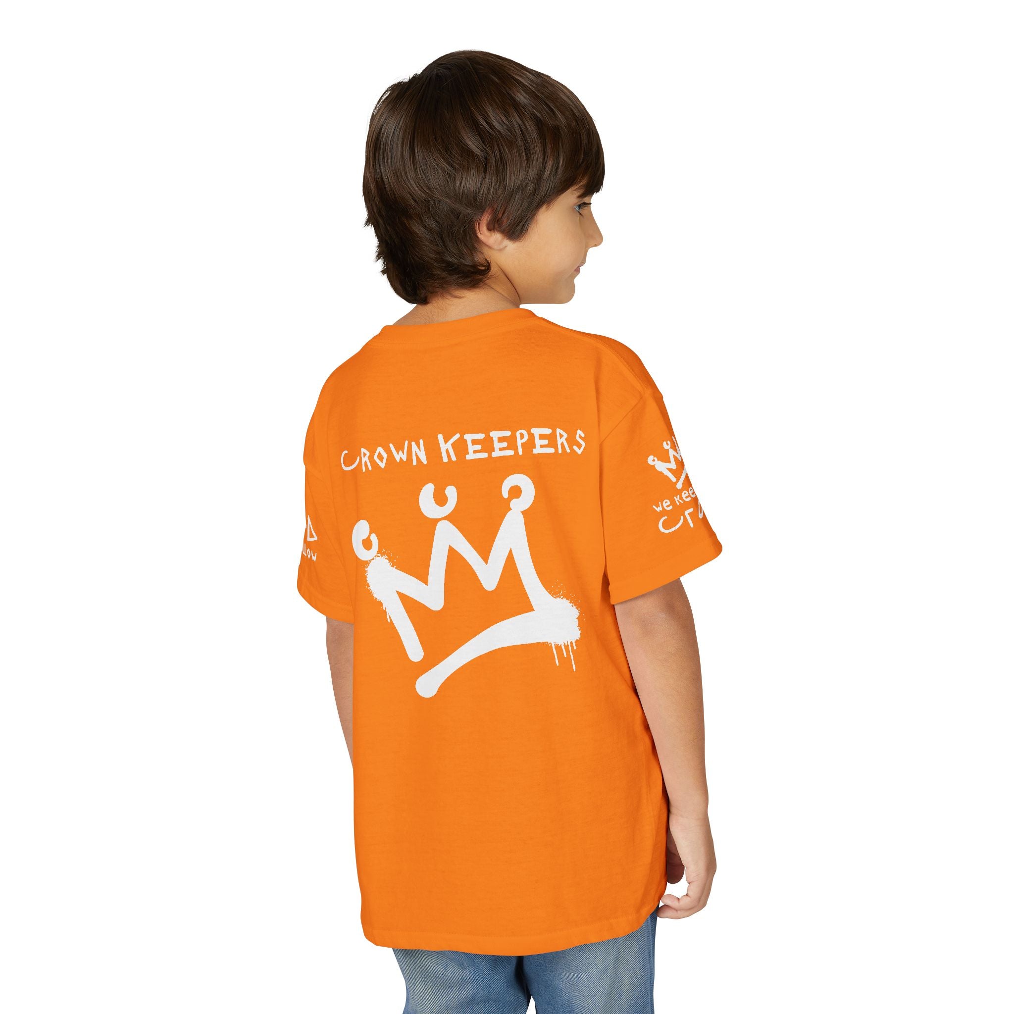 Youth 'Crown Keepers' Graphic T‑Shirt — "We Keep the Crown" Street Art Crown Design