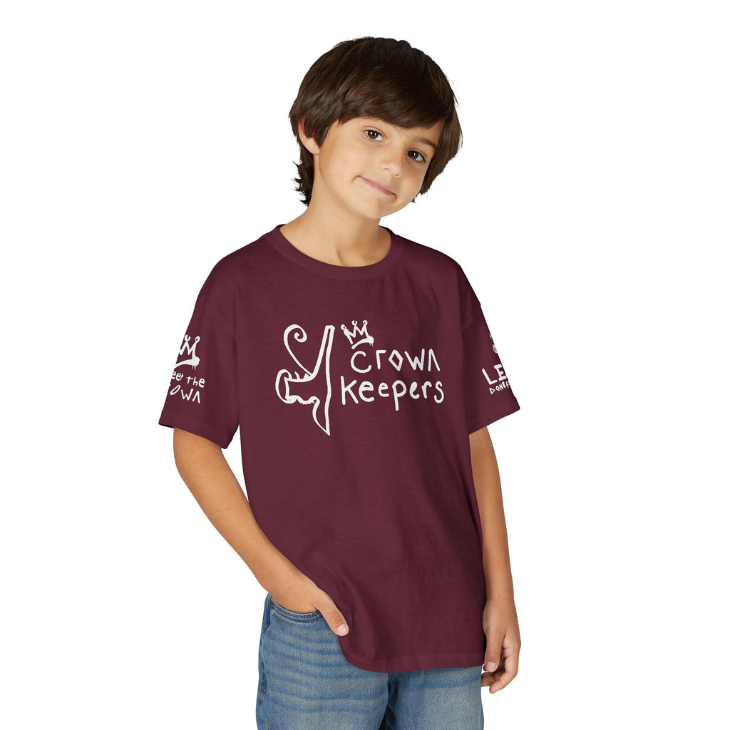 Youth 'Crown Keepers' Graphic T‑Shirt — "We Keep the Crown" Street Art Crown Design