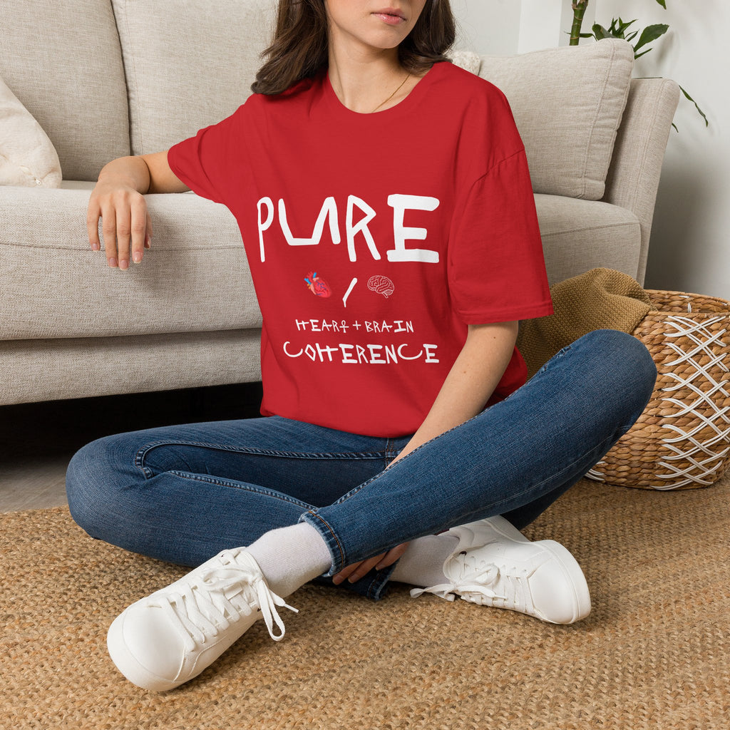 PURE T-Shirt — Heart + Brain Coherence Awareness Tee