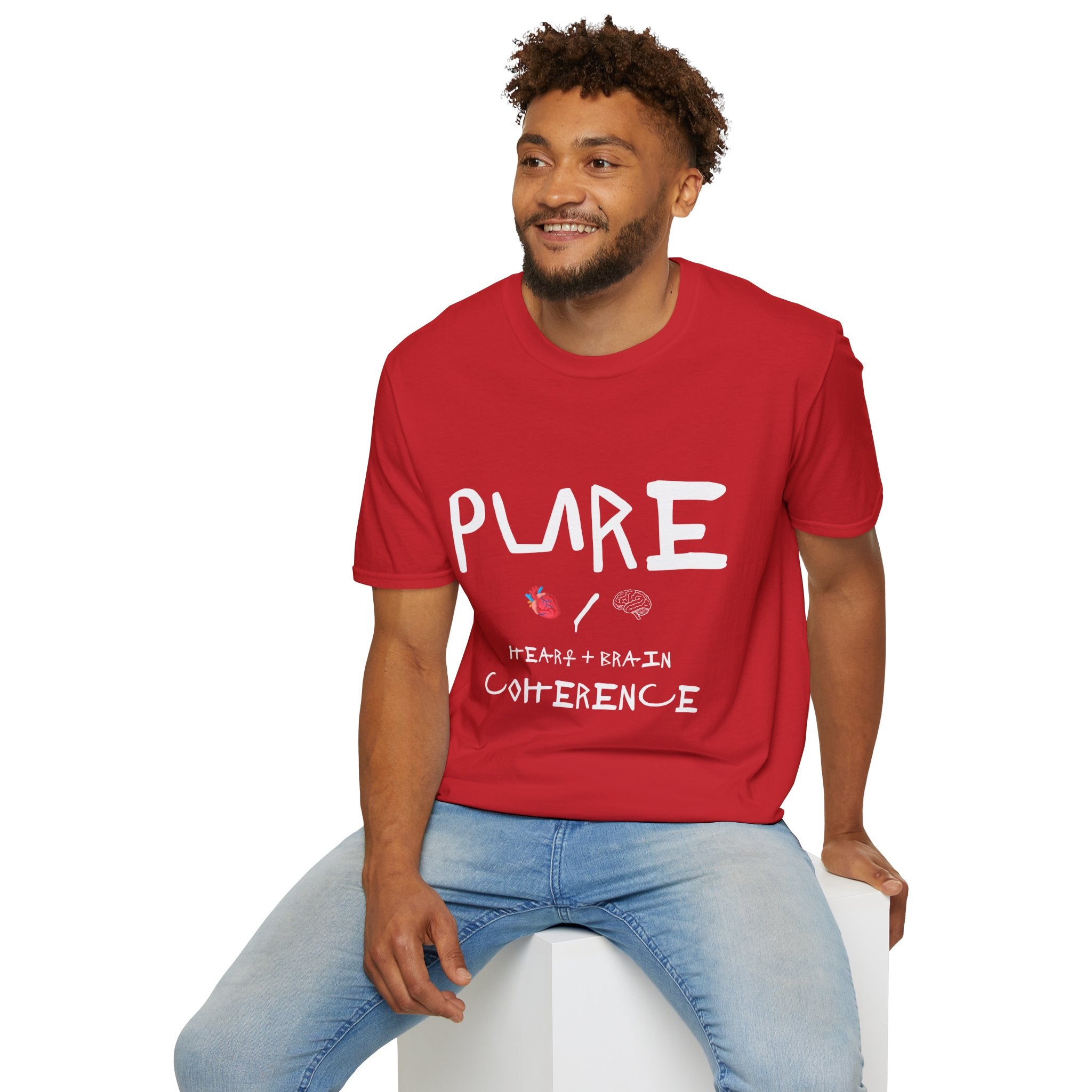 PURE T-Shirt — Heart + Brain Coherence Awareness Tee