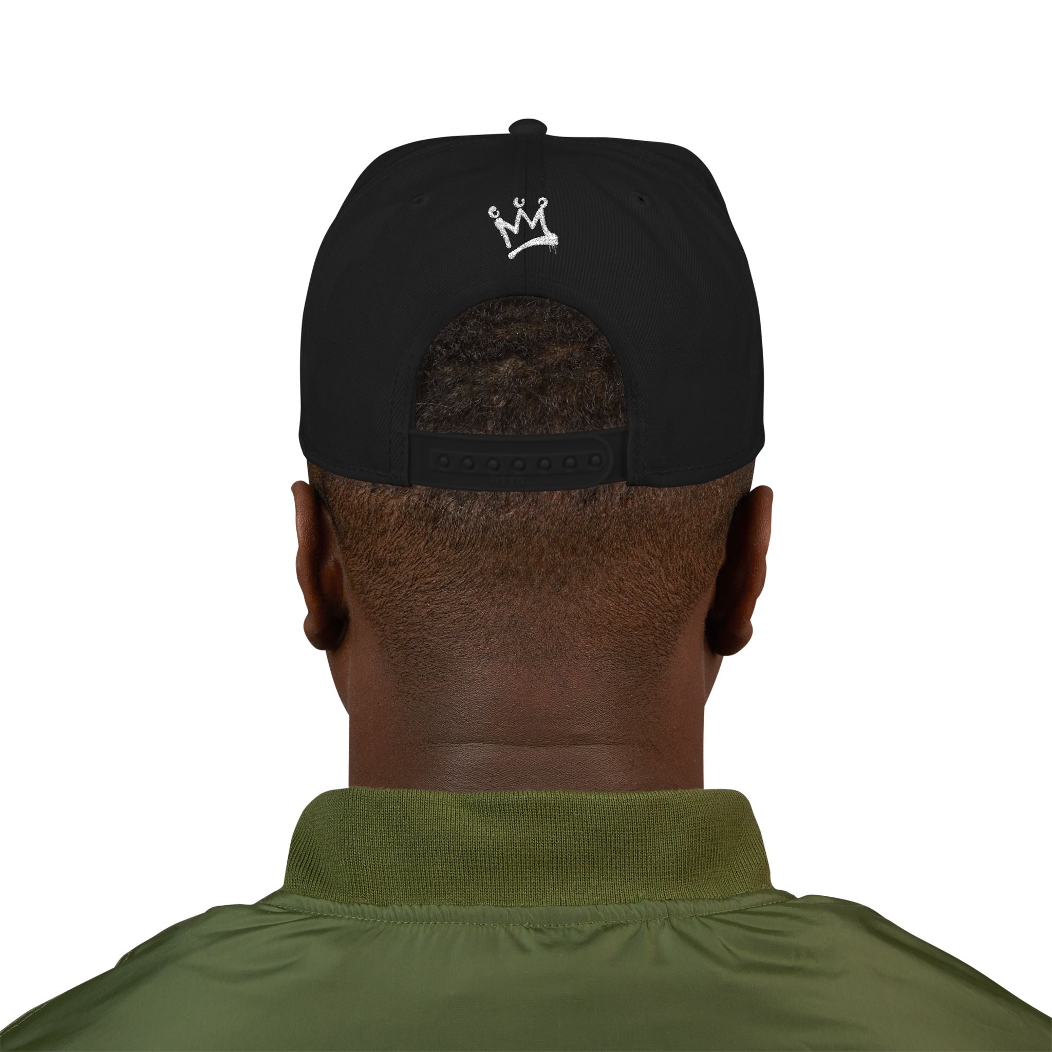 Snapback Hat — "Crown Keepers"' " We Keep the Crown" Embroidered Streetwear Cap