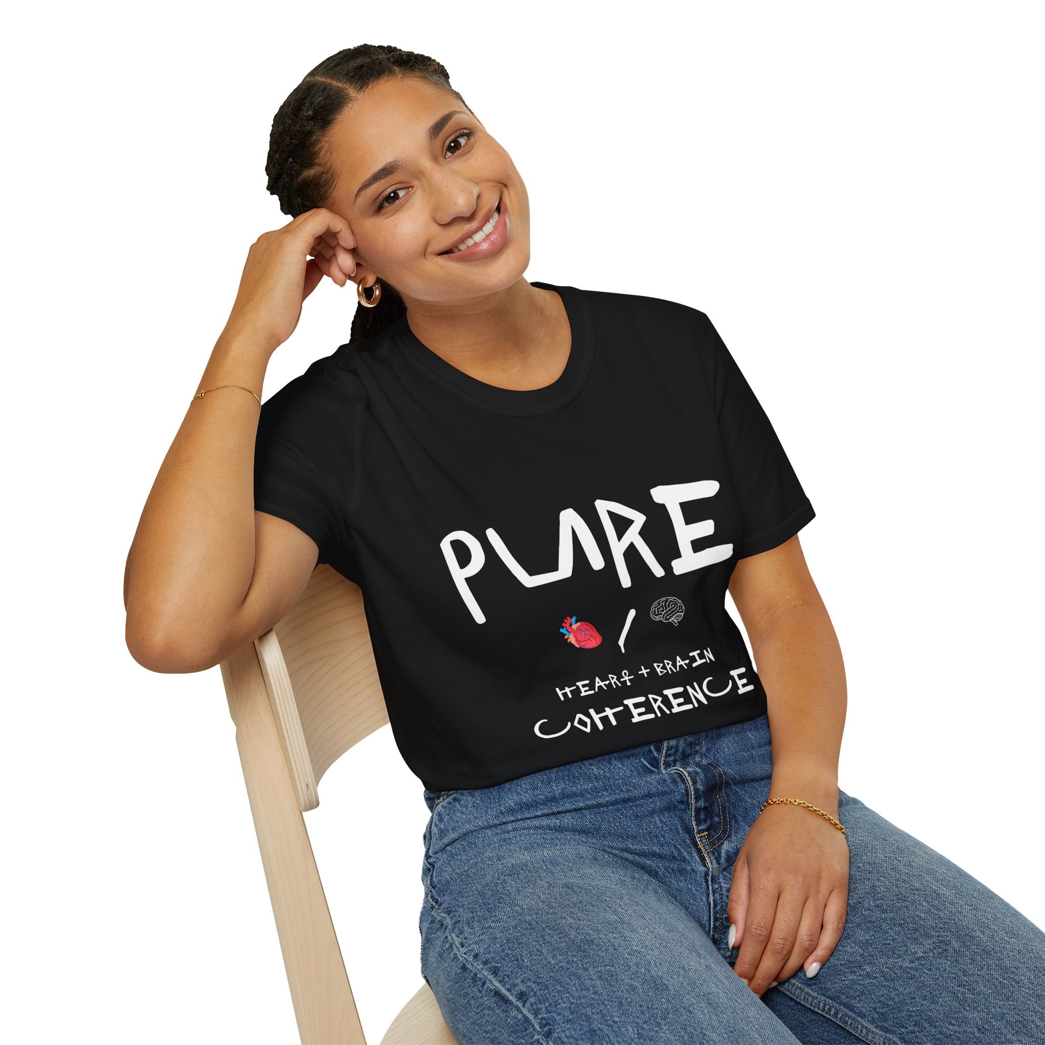 PURE T-Shirt — Heart + Brain Coherence Awareness Tee