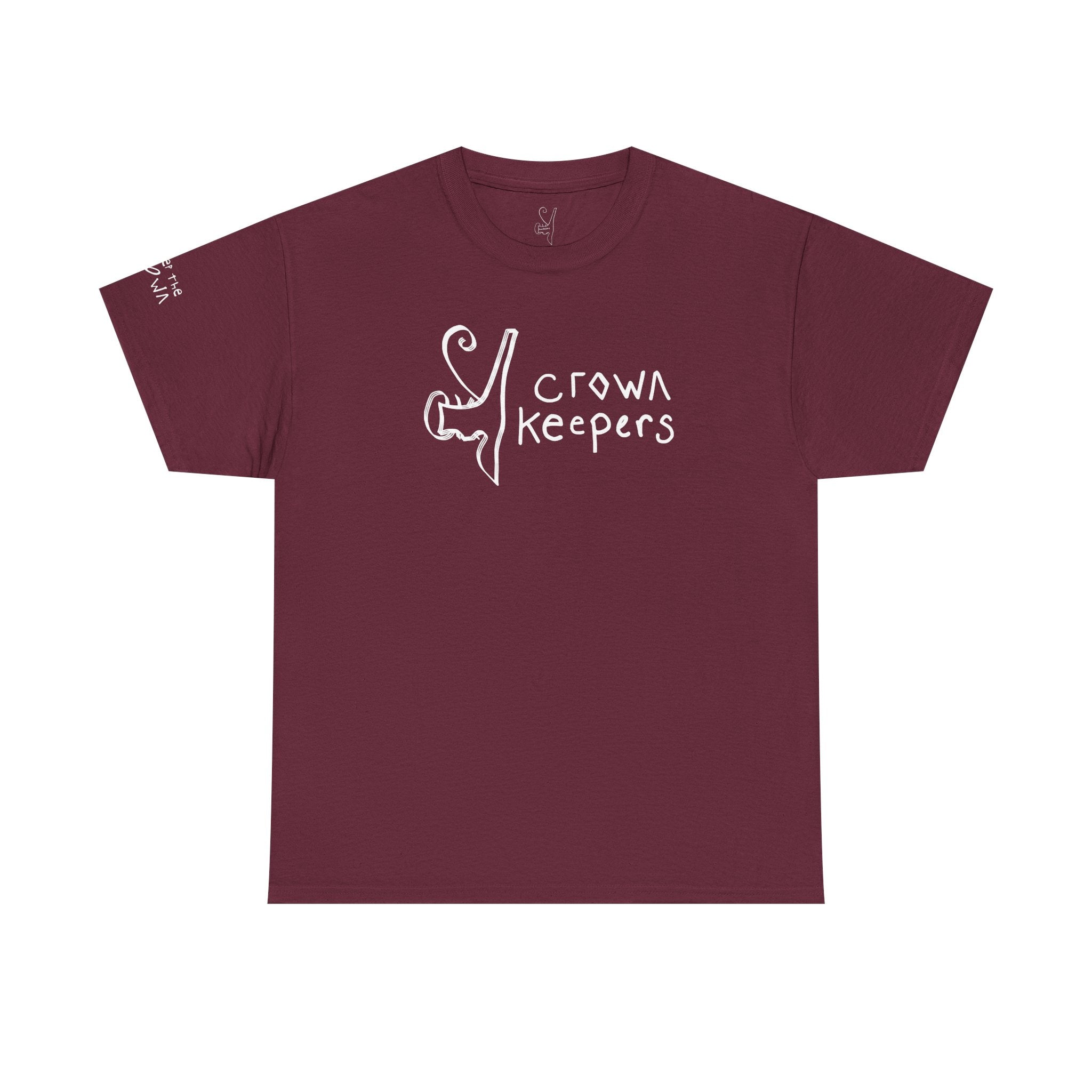 Crown Keepers 'We Keep the Crown' Classic Tee Shirt  — Plain Cotton T-Shirt