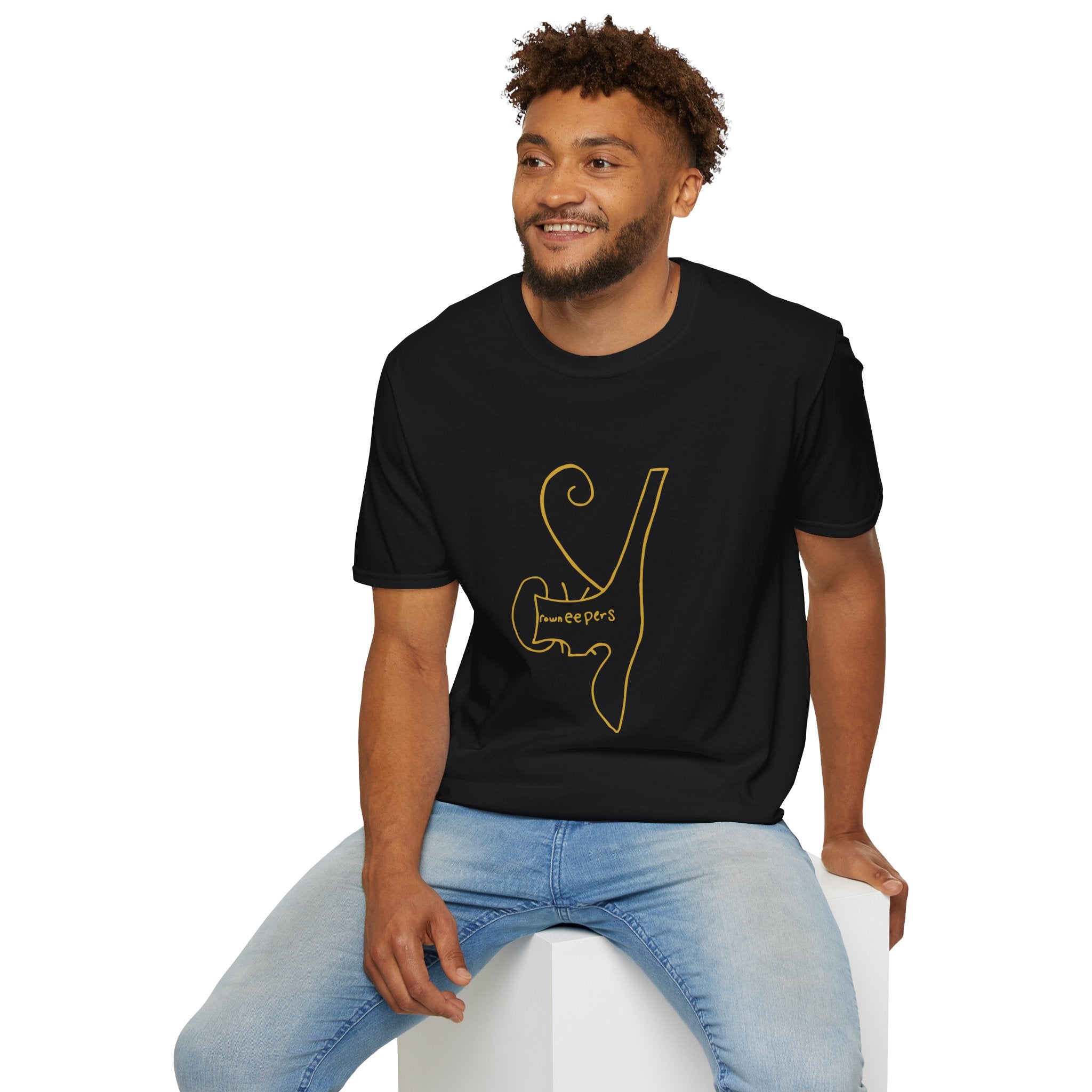Crown Keepers Classic  Logo T-Shirt — Gold Design