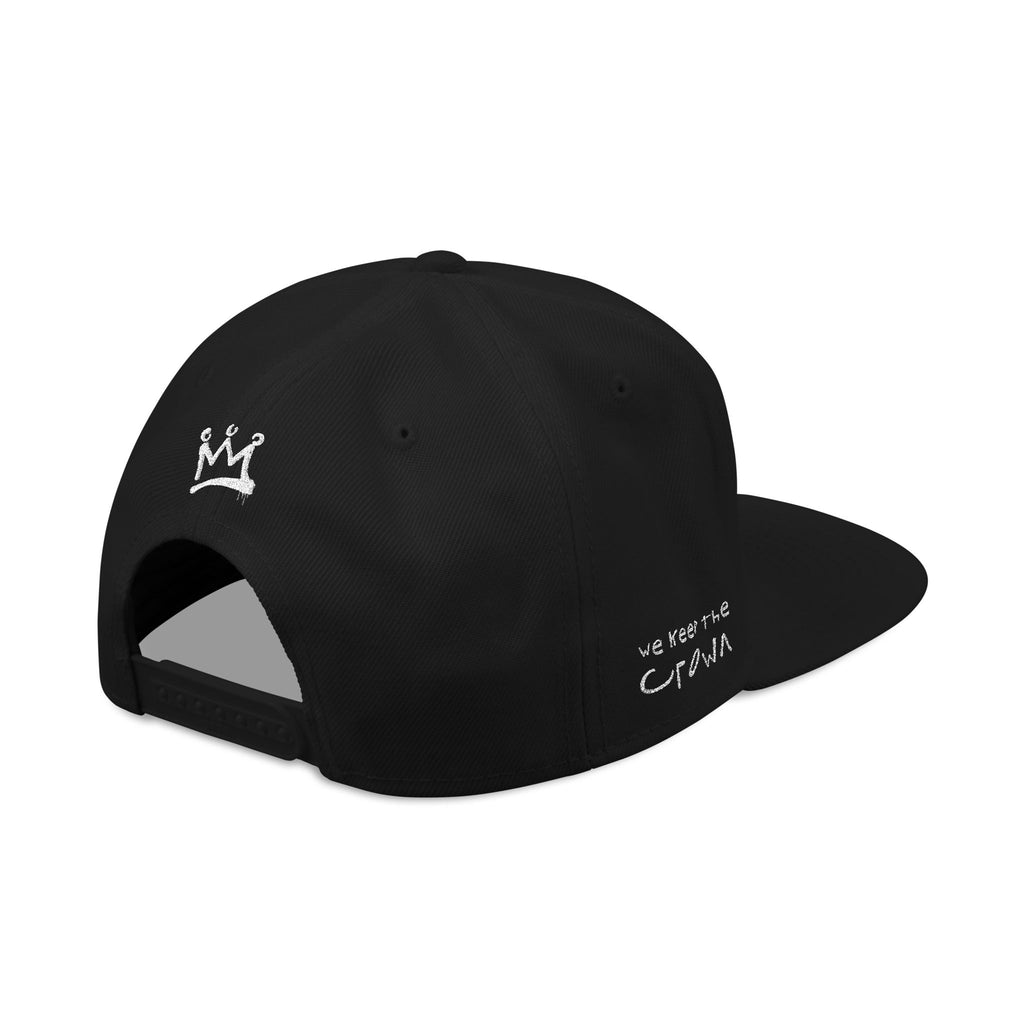 Snapback Hat — "Crown Keepers"' " We Keep the Crown" Embroidered Streetwear Cap