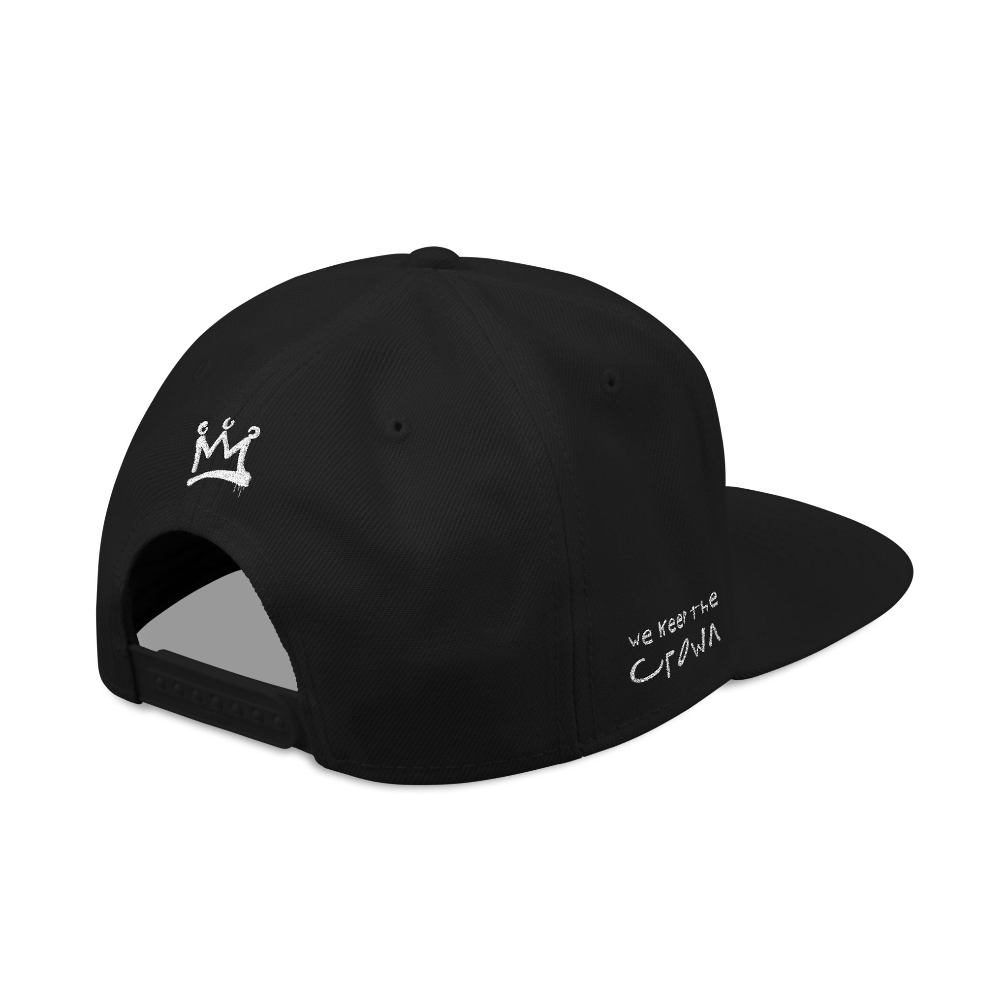 Snapback Hat — "Crown Keepers"' " We Keep the Crown" Embroidered Streetwear Cap