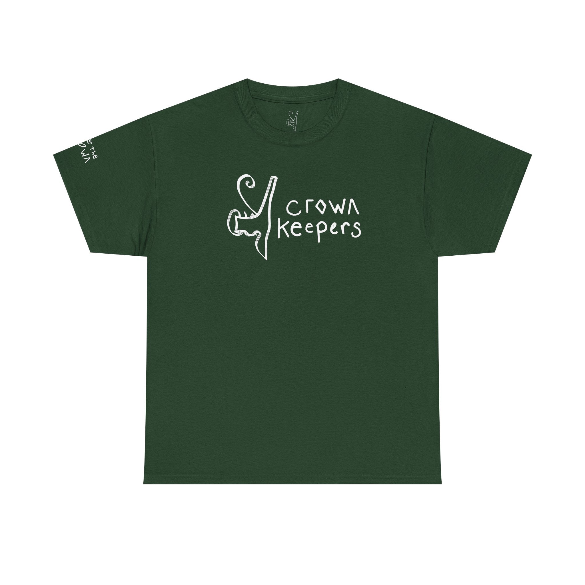 Crown Keepers 'We Keep the Crown' Classic Tee Shirt  — Plain Cotton T-Shirt