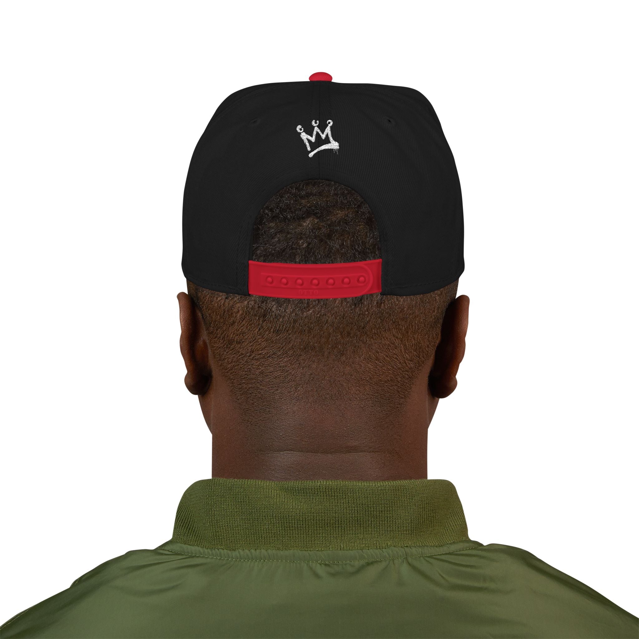 Snapback Hat — "Crown Keepers"' " We Keep the Crown" Embroidered Streetwear Cap