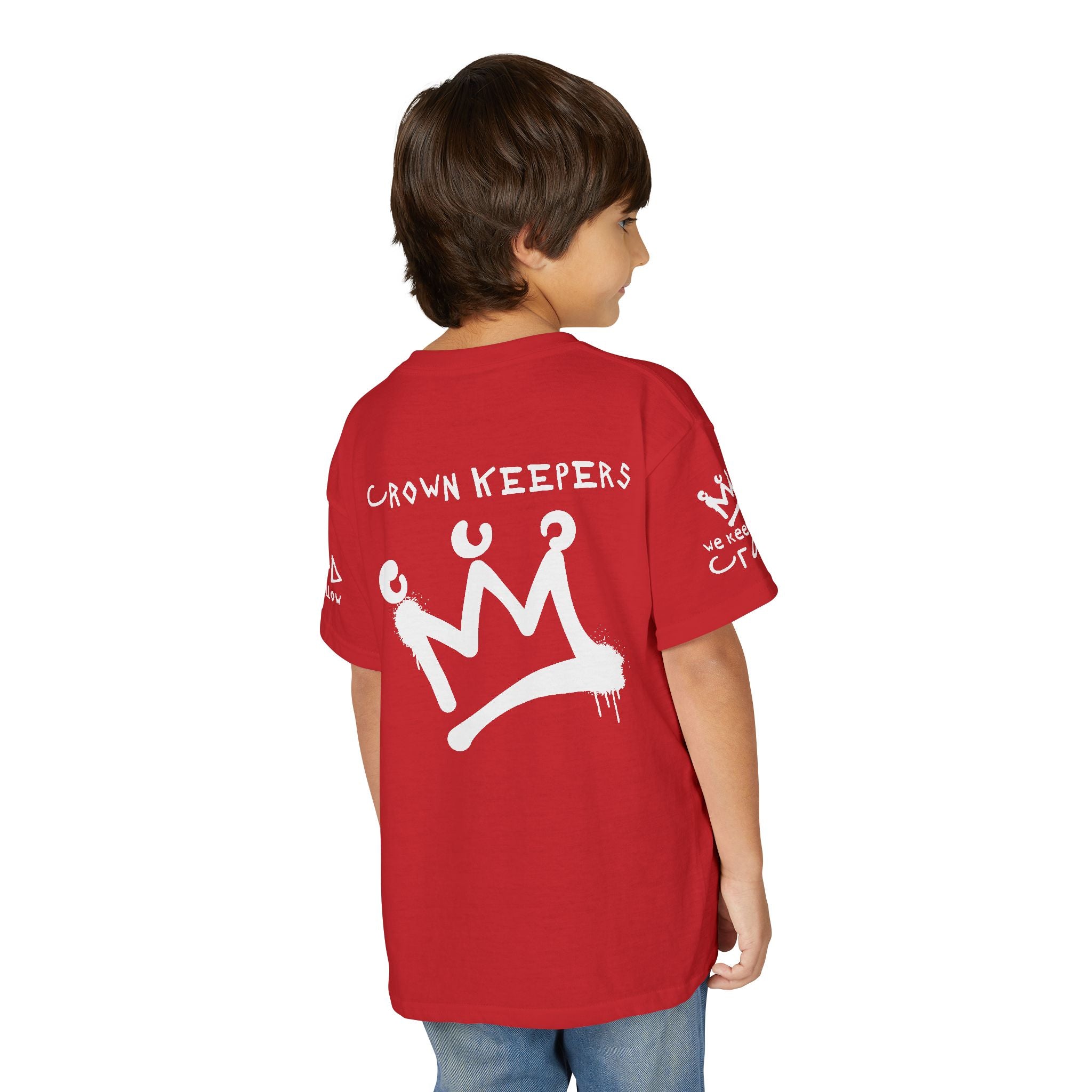 Youth 'Crown Keepers' Graphic T‑Shirt — "We Keep the Crown" Street Art Crown Design